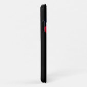 zwarte hartslag Case-Mate iPhone case (Achterkant/rechts)