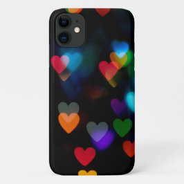 zwarte hartslag Case-Mate iPhone case