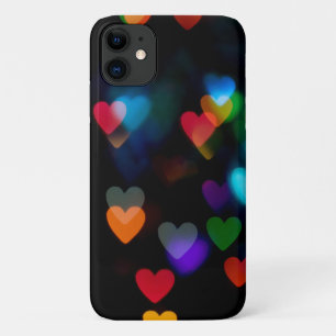 zwarte hartslag Case-Mate iPhone case