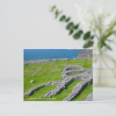 Zwarte haven, Inis Mor, Aran Islands, Ierland Briefkaart (Staand voorkant)