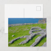 Zwarte haven, Inis Mor, Aran Islands, Ierland Briefkaart (Voorkant / Achterkant)