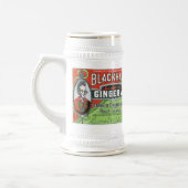  zwarte havik gember ale stein bierpul (Links)