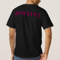 Zwarte havik half mouw T-shirt
