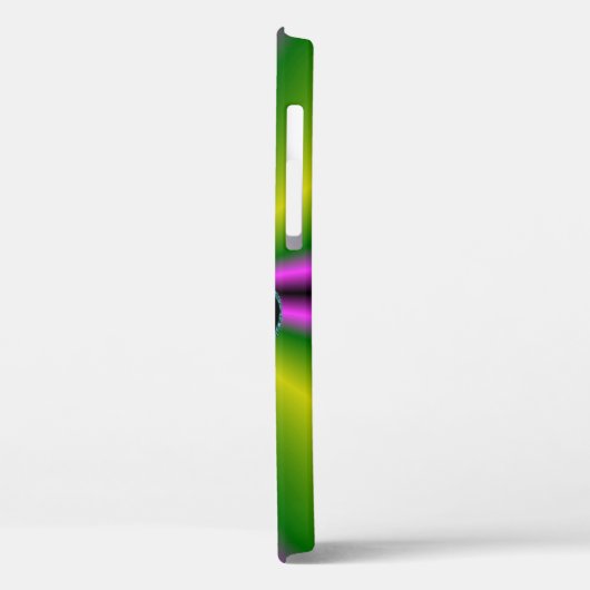 Zwarte Heart paars roze regenboog Case-Mate iPhone Case (Achterkant / Links)