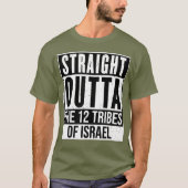 Zwarte Hebreeuwse Israëliet T-shirt (Voorkant)