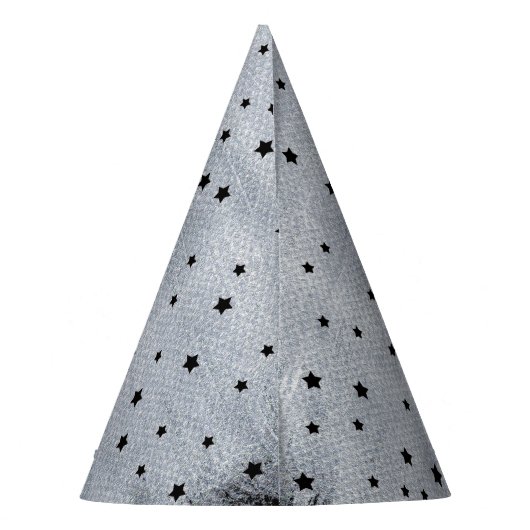 Zwarte heks Pet zilver Snok de spinkraag Feesthoedjes (Achterkant)