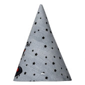 Zwarte heks Pet zilver Snok de spinkraag Feesthoedjes (Rechts)