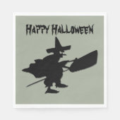 Zwarte heks servetten (Voorkant)