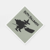 Zwarte heks servetten (Hoek)