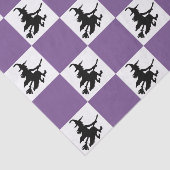 Zwarte Heksen Geruit Tissuepapier (Detail)
