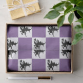 Zwarte Heksen Geruit Tissuepapier (Geschenk)