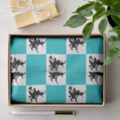 Zwarte Heksen Geruit Tissuepapier (Geschenk)