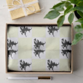 Zwarte Heksen Geruit Tissuepapier (Geschenk)
