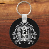 zwarte hemd sleutelhanger (Voorkant)