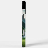 Zwarte hengst in de Alpen Case-Mate iPhone Case (Achterkant / Rechts)