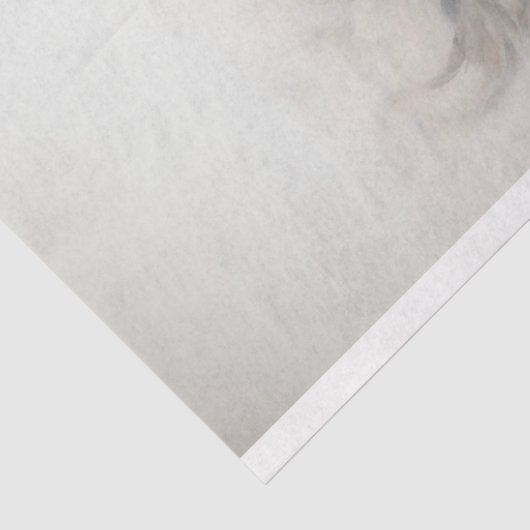 Zwarte hengst Paard Running Decoupage Tissuepapier (Detail)