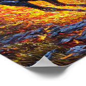 Zwarte Hengst Poster (Hoek)