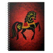 Zwarte hengst/zwarte schoonheid, paardenrood notitieboek (Voorkant)