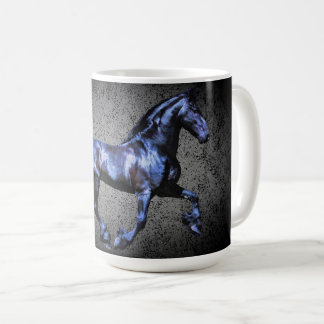 Zwarte hengst/zwarte schoonheid, paardenzilver koffiemok