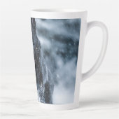 Zwarte herder in het Hoesje van de sneeuwdekooter Latte Mok (Rechts)