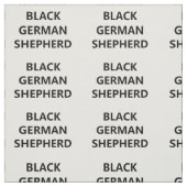 zwarte herder stof (Swatch)