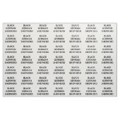 zwarte herder stof (Fat Quarter)