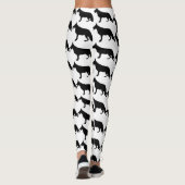Zwarte herdershond leggings (Achterkant)