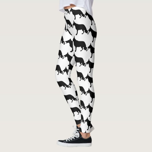Zwarte herdershond leggings (Links)