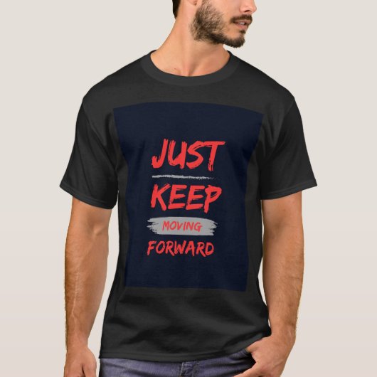 Zwarte heren t-shirt  (Voorkant)