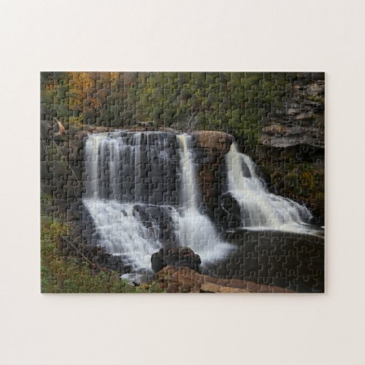 Zwarte Herfsten Legpuzzel (Horizontaal)