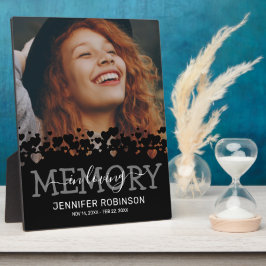 Zwarte Herinneringsfoto Fotoplaat