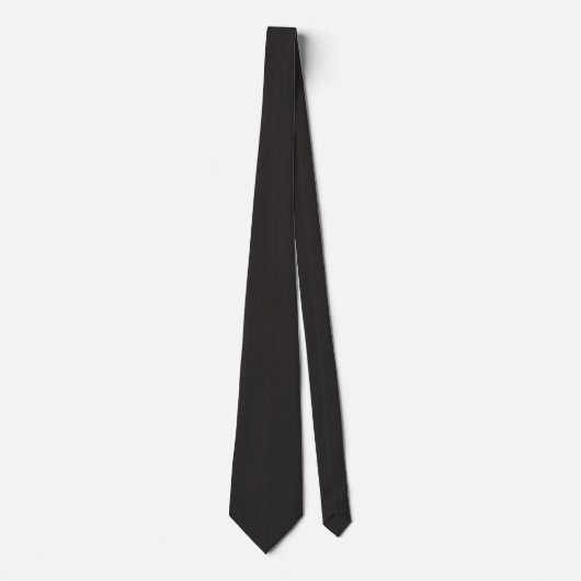 Zwarte Herringbone Fluister Stropdas (Voorkant)