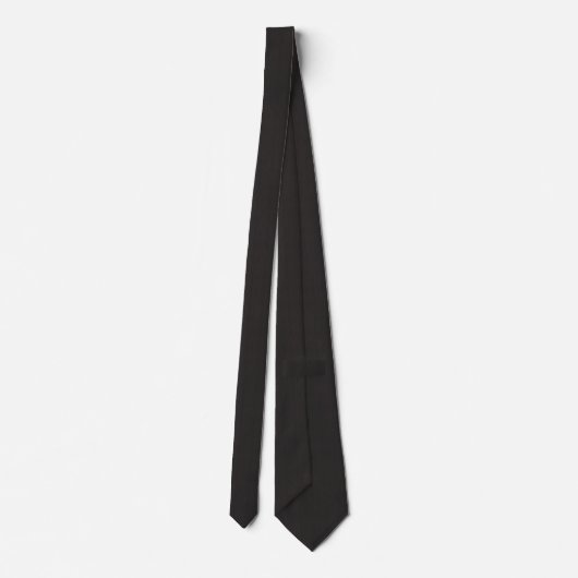 Zwarte Herringbone Fluister Stropdas (Achterkant)