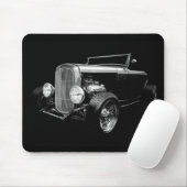 zwarte hete staaf muismat (Met muis)