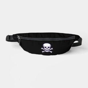 Zwarte heuptas Skull n Bones Heuptasje