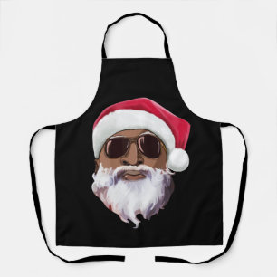 Zwarte hiphop Santa Claus novelty African American Schort