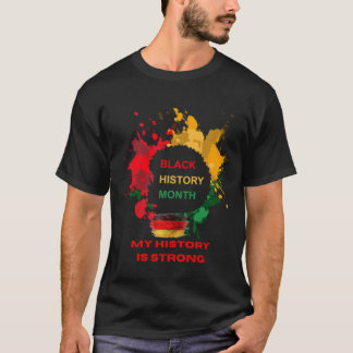 ZWARTE HISTORY T-SHIRT