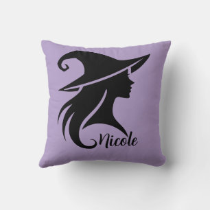Zwarte Hoed Heks Wicca Heksen Halloween Kussen