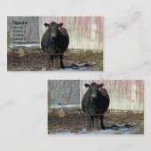 Zwarte Hoeken in de winter Visitekaartje (Voorkant / Achterkant)