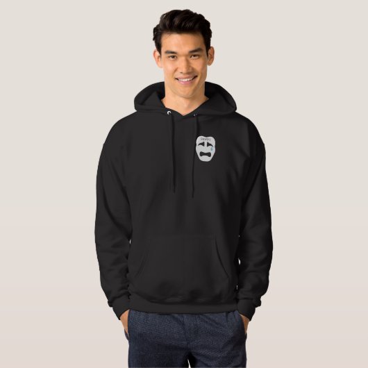 zwarte hoer hoodie (Voorkant volledig)
