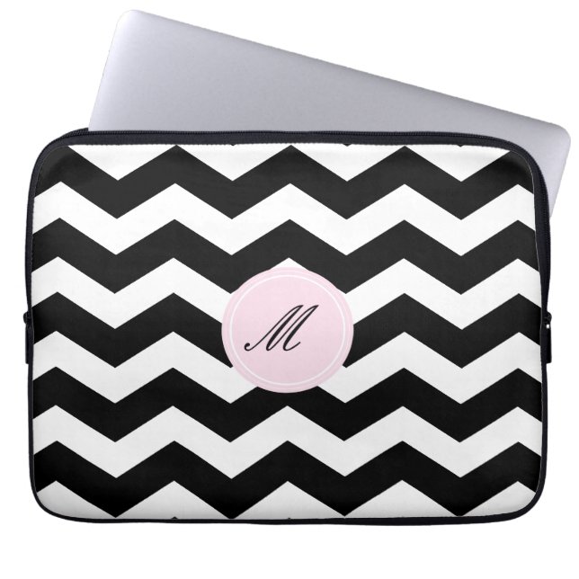 Zwarte hoes van het Chevron Pattern-scherm (Voorkant)