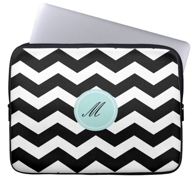 Zwarte hoes van het Chevron Pattern-scherm (Voorkant)