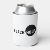 Zwarte hol blikjeskoeler (Blikje Voorkant)