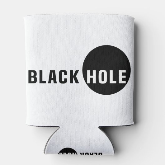 Zwarte hol blikjeskoeler (Achterkant)