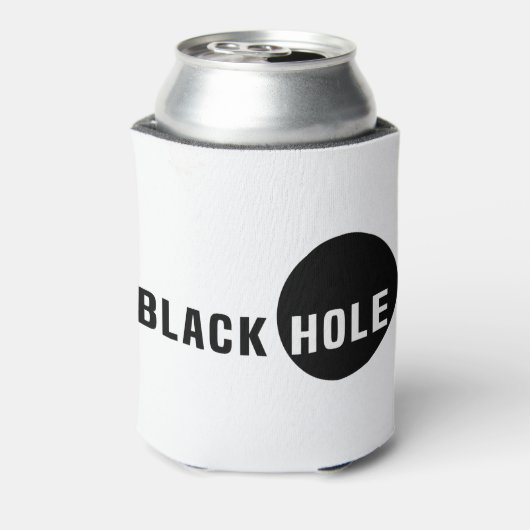 Zwarte hol blikjeskoeler (Blikje Achterkant)