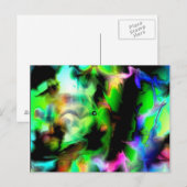 Zwarte hol briefkaart (Voorkant / Achterkant)