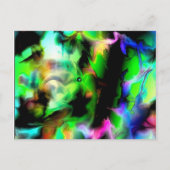 Zwarte hol briefkaart (Voorkant)