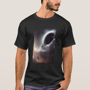 Zwarte hol in een galaxy universe Space Science T-shirt