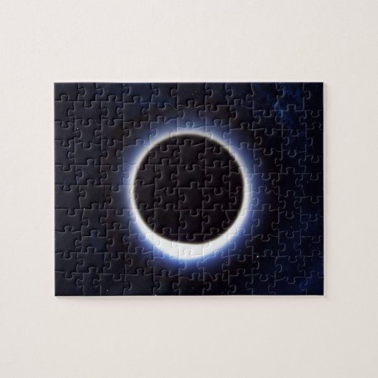 Zwarte hol legpuzzel (Horizontaal)