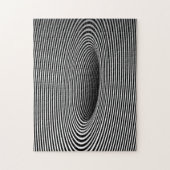 Zwarte hol | Optische verlichting Legpuzzel (Verticaal)